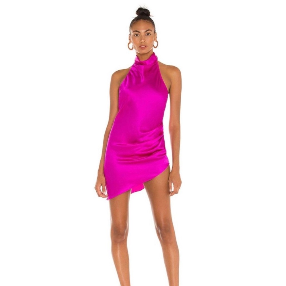 NWT Amanda Uprichard Samba dress size small in hot pink